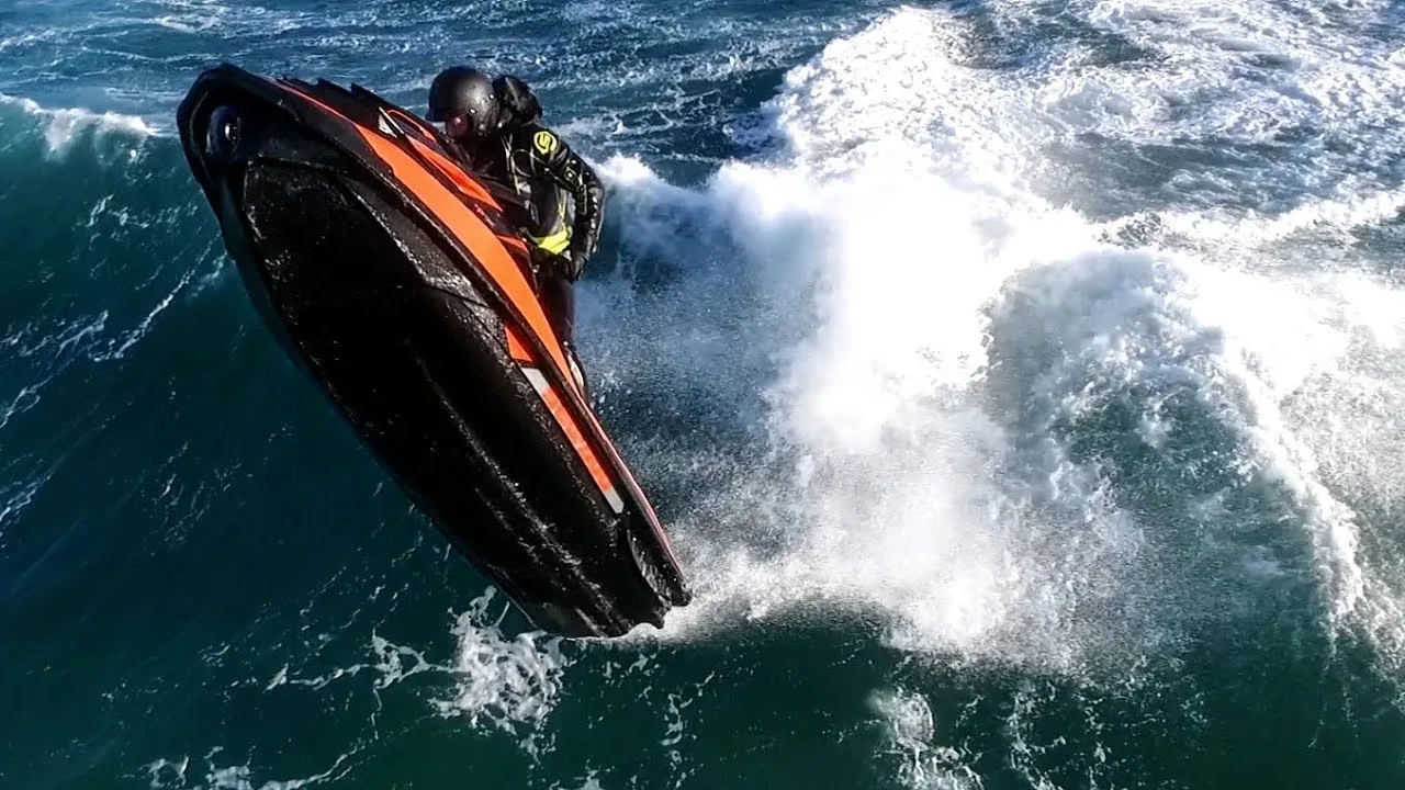 Personal watercraft in action